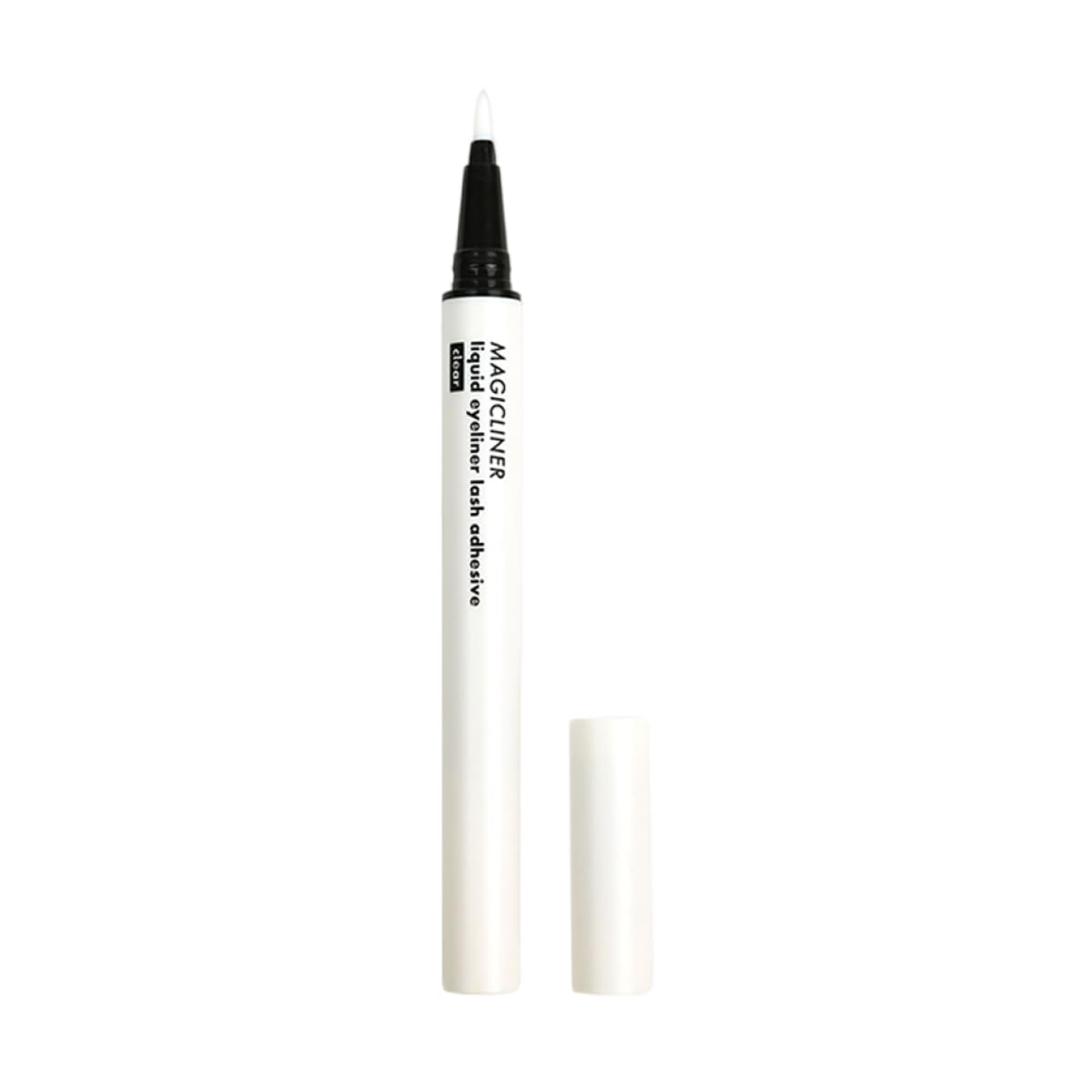 Kara Beauty Magic Liner 2-in-1 Liquid Eyeliner & Eyelash Adhesive - Clear Felt Tip, Waterproof Eyeliner Tool for Natural Look Lashes - Smudge-Proof