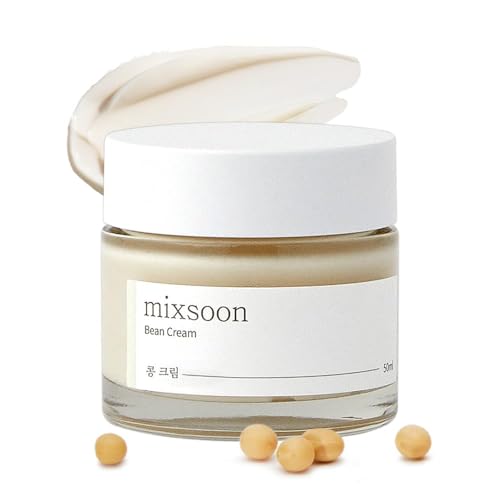 mixsoon Bean Cream-Deep Moisturizer Face Cream, Hydrating and Smoothing for Face, Fermented Soybean Extract, Lightweight Non-Sticky Finish 50ml / 1.69 Beauty and Personal Care mixsoon Default Title