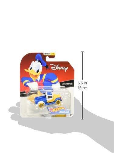 Hot Wheels 2019 Character Cars Donald Duck 1/64 Diecast Model Car