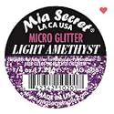 Mia Secret Professional Nail System Micro Glitter - .25 oz (Light Amethyst)