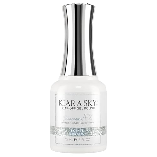 KIARA SKY Soak Off Gel Nail Polish DIAMOND FX 0.5 fl oz, 5 CENTS (GFX127) Beauty & Personal Care KIARA SKY