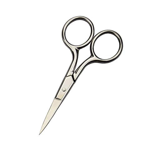 Motanar Professional Grooming Scissors for Personal Care Facial Hair Removal and Ear Nose Eyebrow Trimming Stainless Steel Fine Straight Tip Scissors Beauty and Personal Care Motanar Default Title