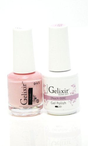 Gelixir matching color & nail lacquer Peach -009 Beauty & Personal Care Gelixir