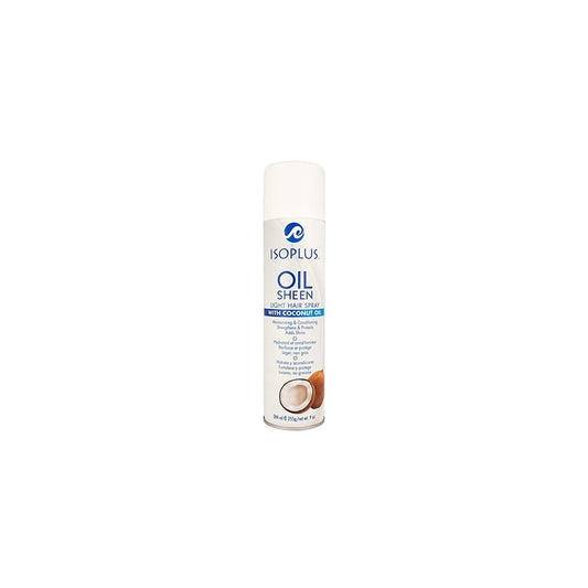Isoplus Oil Sheen Light Hair Spray with Coconut Oil 9 Oz,Pack of 3 Beauty & Personal Care Isoplus