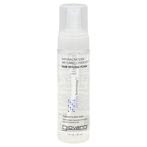 Giovanni: Natural Mousse (Air-turbo Charged), 7 oz (8 pack)