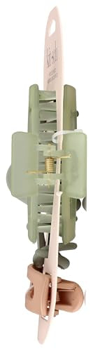 Kitsch Large Assorted Hair Clips for Women, Medium Open Shape Hair Claw Clips for Thick Hair, Flat Lay Hair Clip & Big Octopus Claw Clip for Teen