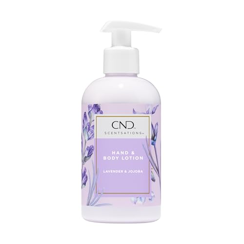 CND Scentsations Hydrating Hand & Body Lotion, Lotion for Dry Skin, Moisturizing Formula for Healthier, Softer Skin, Nice Scented, Lavender & Jojoba