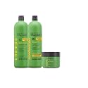 Mysalon Professional Argan and Keratine Repairing Shampoo, Conditioner and Mask Kit