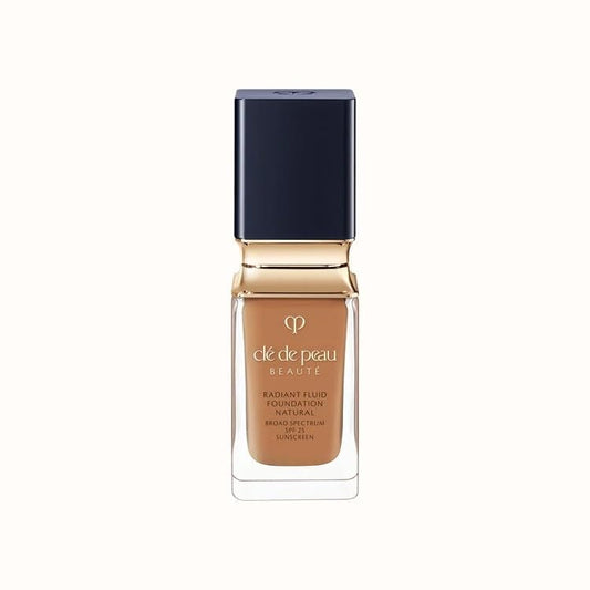 Clé de Peau Beauté, Radiant Fluid Foundation Natural Broad Spectrum SPF 25 (B60) Deep Tan Beige, 35mL / 1.1 oz