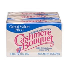 Cashmere Bouquet Vintage Soap. 3 Bars. DISCONTINUED!