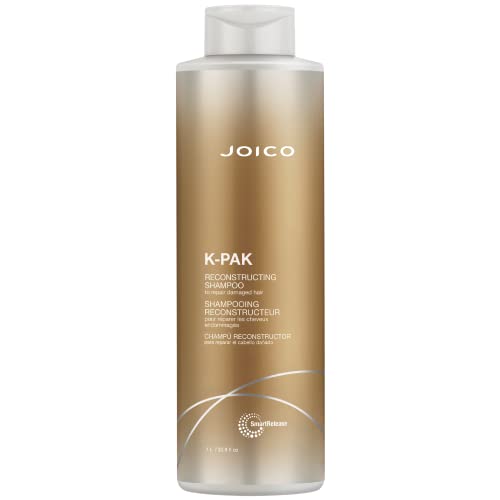 Joico K-PAK Daily Reconstructing Shampoo | For Damaged Hair | Repair & Prevent Breakage | Boost Shine | With Keratin & Guajava Fruit Extract | 33.8 Fl