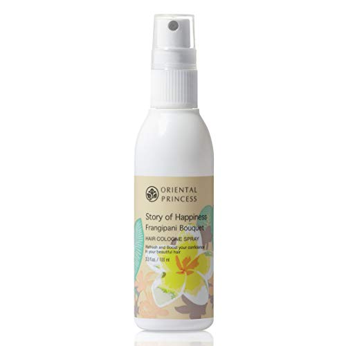 ORIENTAL PRINCESS ; Story of Happiness Frangipani Bouquet Hair Cologne Spray 100 ml. by Thailandgoods