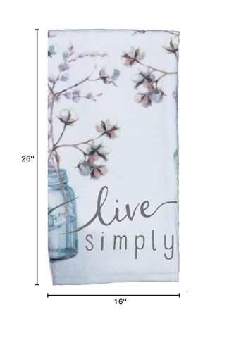 Kay Dee Designs R4110 Handmade Live Simply Terry Towel