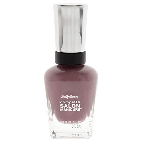 Sally Hansen Complete Salon Manicure Nail Polish | Multi-Benefit Nail Color | Strengthening Keratin Formula | 280 Plum's The Word Beauty & Personal Care Sally Hansen