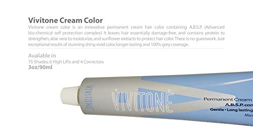 Vivitone Permanent Cream Hair Color 3 oz (7NN Double Natural Blonde)