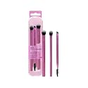 Real Techniques Eye Shade & Blend Makeup Brush Trio, For Eyeshadow & Liner, Makeup Tools for Shaping & Grooming Brows, Defined Makeup Look, Synthetic