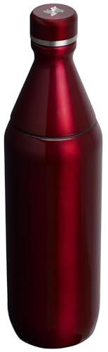 Stanley All Day Slim Bottle 20 oz | Twist off Lid with Leakproof Seal | Slim Design for Travel and Gym | Insulated Stainless Steel Water Bottle…