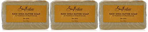Shea Moisture Soap 8 Ounce Bar Raw Shea Butter (Pack of 3)