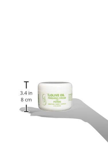 Nutrine Finishing Cream Olive Oil Jar For Perms, 8 Ounce