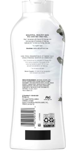 Olay Fresh Outlast Paraben Free Body Wash with Relaxing Notes of Eucalyptus and Spirulina, 650 mL