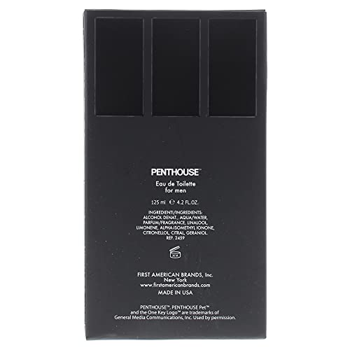 Penthouse Life On Top Eau de Toilette Spray for Men, 4.2 Ounce