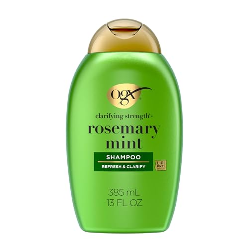 OGX Clarifying Strength + Rosemary Mint Shampoo, Clarifying Shampoo for Oily Hair Visibly Helps Remove Oil & Residue to Clear Away Buildup Beauty and Personal Care OGX Default Title