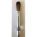 Silver Handle CRIMPED 100% Kolinsky Acrylic Nail Brush (Crimped 20) Beauty & Personal Care Silver Handle Nail Brush