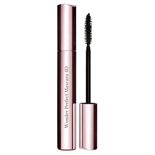 Clarins Wonder Perfect Mascara | Visibly Lengthens, Curls, Defines and Volumizes Lashes With Lash Boosting Complex | Long-Wearing | Contains Plant