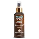Argan Magic Intensive Hair Oil - Restores Manageability and Elasticity | Adds Shine and Gloss | Controls Frizz | Made in USA, Paraben Free, Cruelty