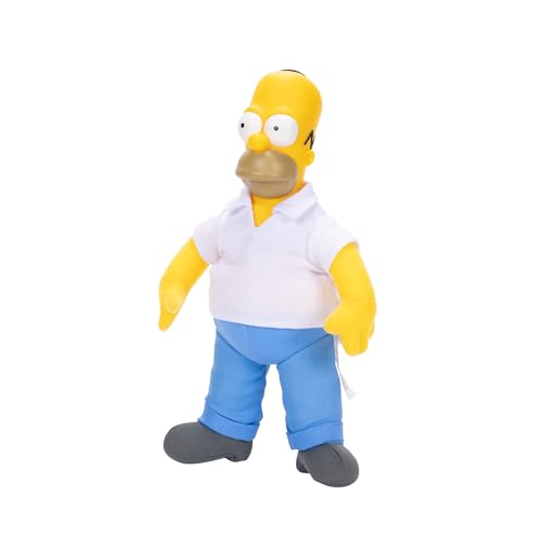 Disney The Simpsons Homer Plush Features Soft Fabric Body with Sculpted Head Officially Licensed by Disney