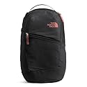 The North Face Women's Isabella 3.0 Backpack | Everyday Travel Bag with 16" Laptop Sleeve, Water-Repellent Finish, Women-Specific Fit, TNF Black Light Heather/Burnt Coral Metallic-NPF, One Size