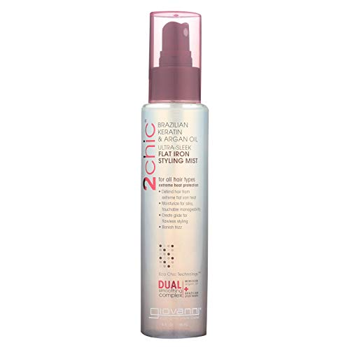 Brazilian Keratin & Argan Oil Flat Iron Styling Mist 4 fl Ounce Liquid