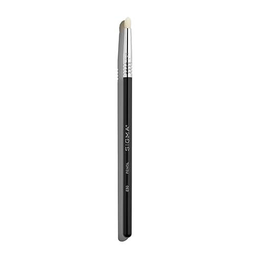 Sigma Beauty Professional E30 Pencil Brush - Pencil Applicator Makeup Brush with Synthetic SigmaTech® Fibers for Flawless Eye Makeup, EyeBrush