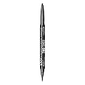 NYX PROFESSIONAL MAKEUP Two-Timer Dual Ended Eyeliner, Eyeliner Pencil, Jet Black