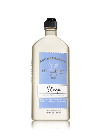 Bath & Body Works - Aromatherapy - Lavender Vanilla - Body Wash & Lotion - Set