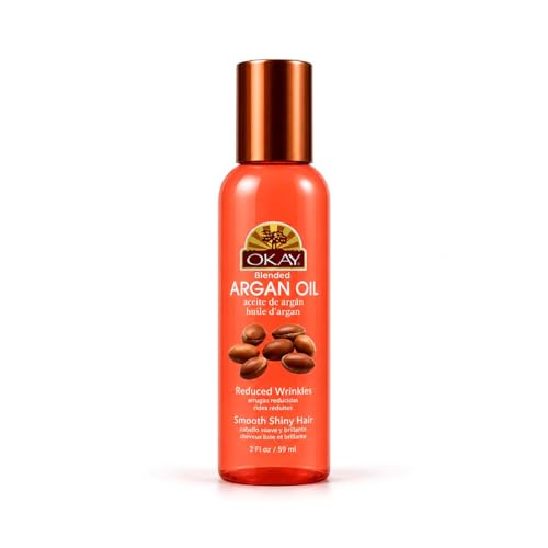 Okay | Argan Oil | For Hair and Skin | Restores Damaged Hair | Protects & Heals Skin | Paraben Free | 2 Ounce