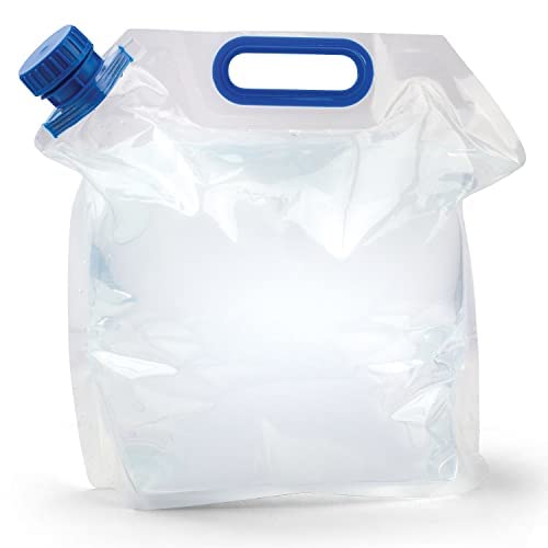 Camping Water Container - 2 Gallon Collapsible Water Jug, Perfect for Home, Travel, Survival - Portable