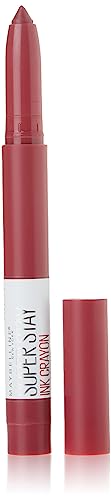 Maybelline Super Stay Ink Crayon Lipstick Makeup, Precision Tip Matte Lip Crayon with Built-in Sharpener, Longwear Up To 8Hrs, Accept A Dare, Wine