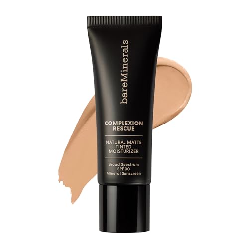 Complexion Rescue Natural Matte Tinted Moisturizer, Suede 04, Vegan, Cruelty-Free & Dermatologist-Tested