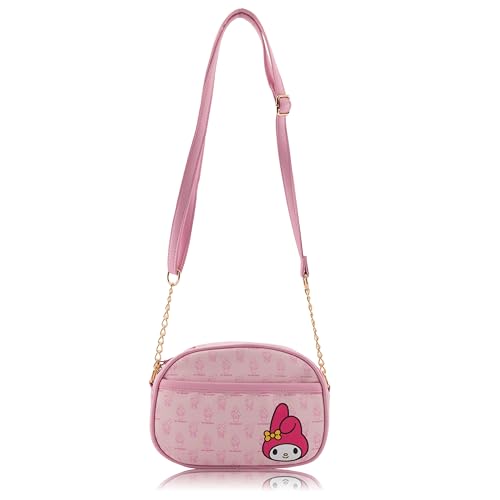 Sanrio My Melody Purse Crossbody Handbag for Women | My Melody Vinyl Women's Shoulder Handbag | My Melody Accessories for Girls