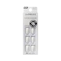 Kiss Impress No Glue Mani Press On Nails, Color, 'Frosting', White, Short Size, Squoval Shape, Includes 30 Nails, Prep Pad, Instructions Sheet, 1 Beauty & Personal Care KISS
