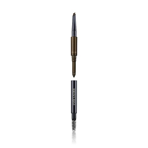 Estée Lauder The Brow Multi-Tasker 3-in-1 Tool | Eyebrow Pencil, Powder and Brush, 08 Granite