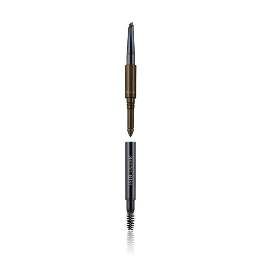 Estée Lauder The Brow Multi-Tasker 3-in-1 Tool | Eyebrow Pencil, Powder and Brush, 08 Granite