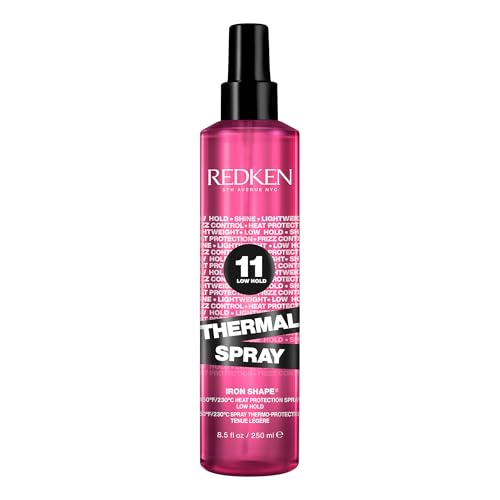 Redken Thermal Spray 11 Low Hold For All Hair Types - Provides a Smooth, Silky & Frizz-Free Blow-Dry Finish while Protecting Against Heat Damage