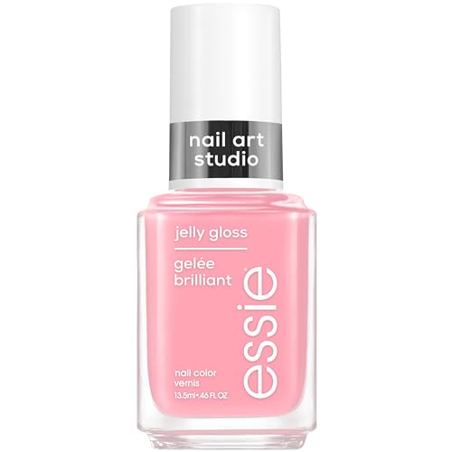 essie Nail Art Studio Jelly Gloss Polish, Vegan, Sheer Pink Nail Polish, Blush Jelly, 0.46 Fl Oz Beauty & Personal Care essie