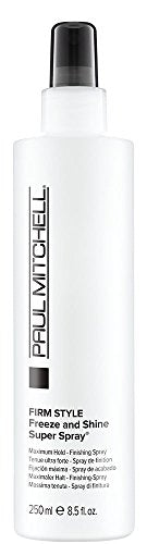 Paul Mitchell Freeze and Shine Hairspray, Powerful Hold + Shine, For Coarse Hair, 8.5 fl oz