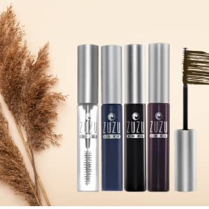 ZUZU LUXE Luxe Mascara (Onyx), Water resistant, Natural, Paraben Free, Vegan, Gluten-free, Cruelty-free, Non GMO, Adds volume to lashes, Vitamin