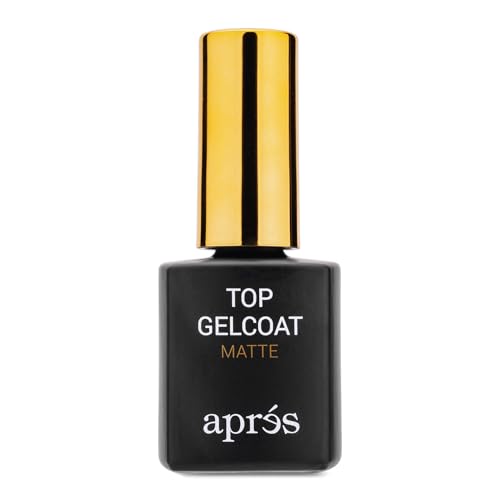 APRÉS Non-Wipe Matte Top Gel Coat - 15ml - Gel Nail Polish Soak Off Top Coat Matte Finish Beauty & Personal Care APRÉS