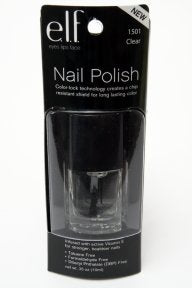 E.l.f. Nail Polish, Clear, 0.34 Fluid Ounce