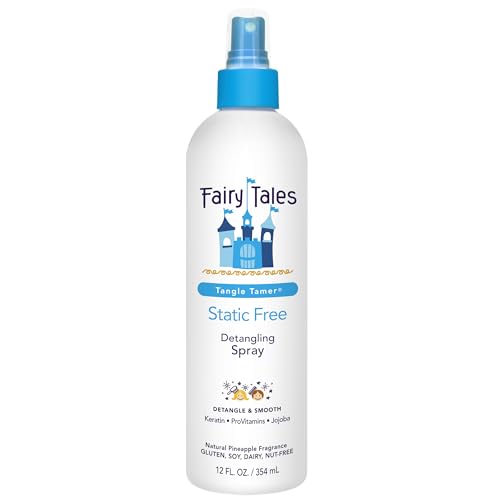 Fairy Tales Tangle Tamer Static Free Detangling Spray - Detangler Spray for Kids - Paraben Free, Sulfate Free, Gluten Free, Nut Free - 12 oz (3 Pack) Beauty and Personal Care Fairy Tales Default Title